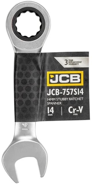JCB kombinuotas raktas SU REKETU 14mm TRUMPAS