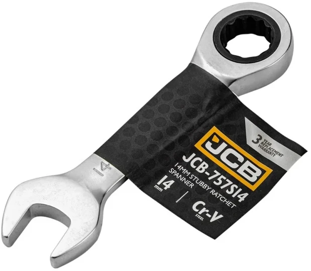 JCB kombinuotas raktas SU REKETU 14mm TRUMPAS