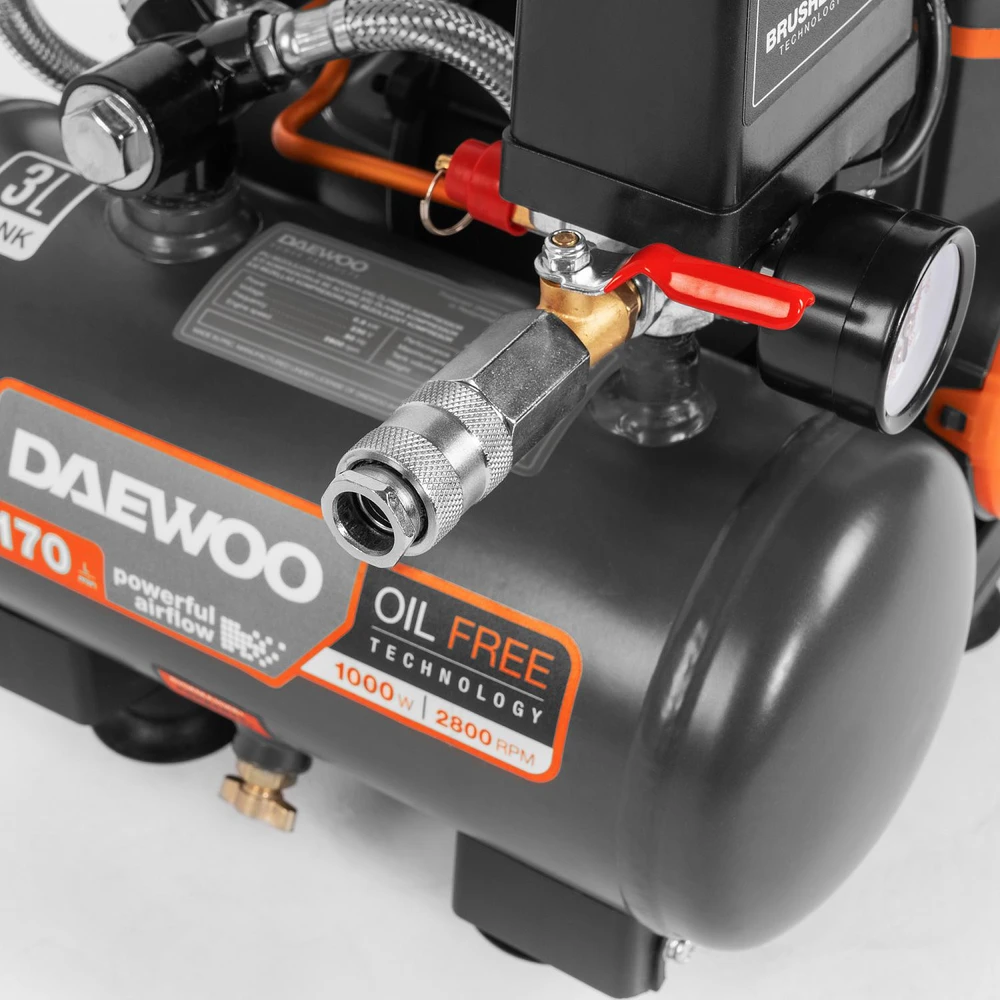 AIR COMPRESSOR 0.9KW 3L/DAC 170S DAEWOO
