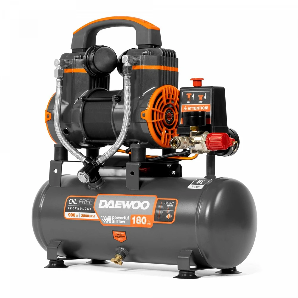 AIR COMPRESSOR 0.9KW 8L/DAC 180S DAEWOO