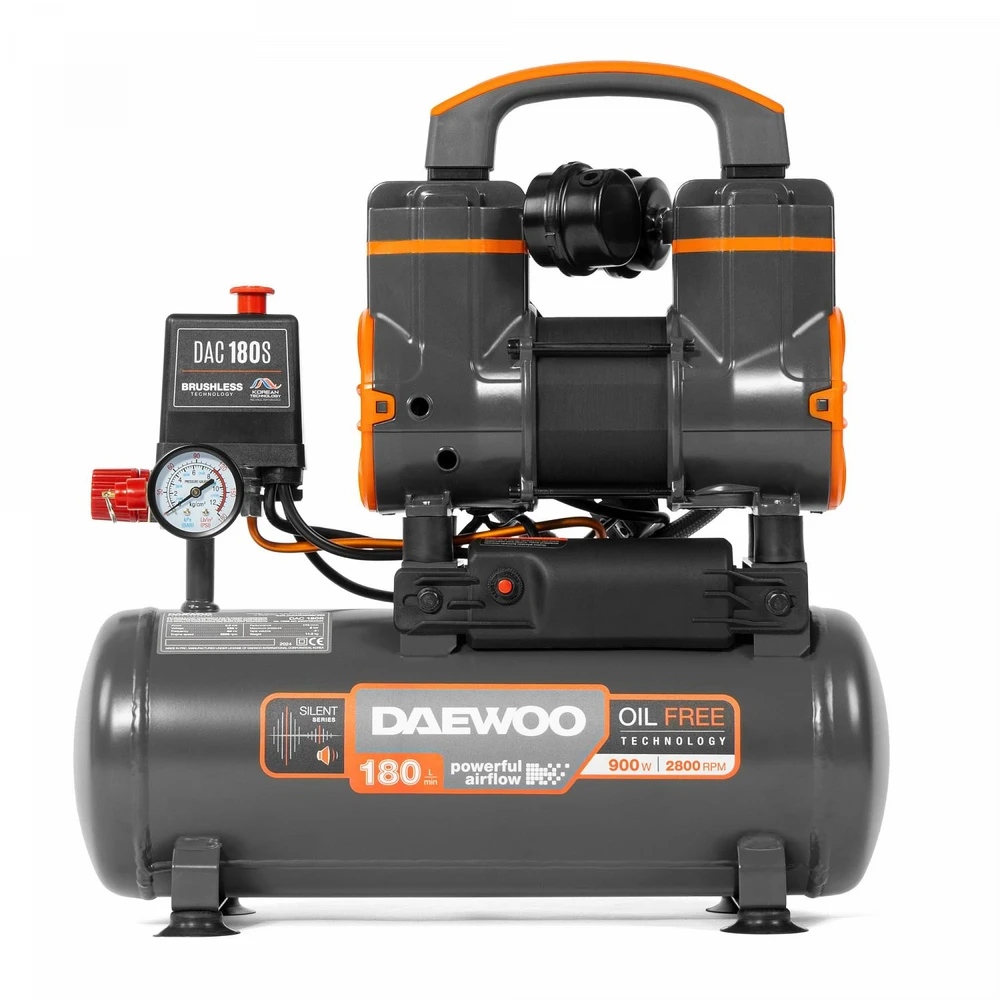 AIR COMPRESSOR 0.9KW 8L/DAC 180S DAEWOO
