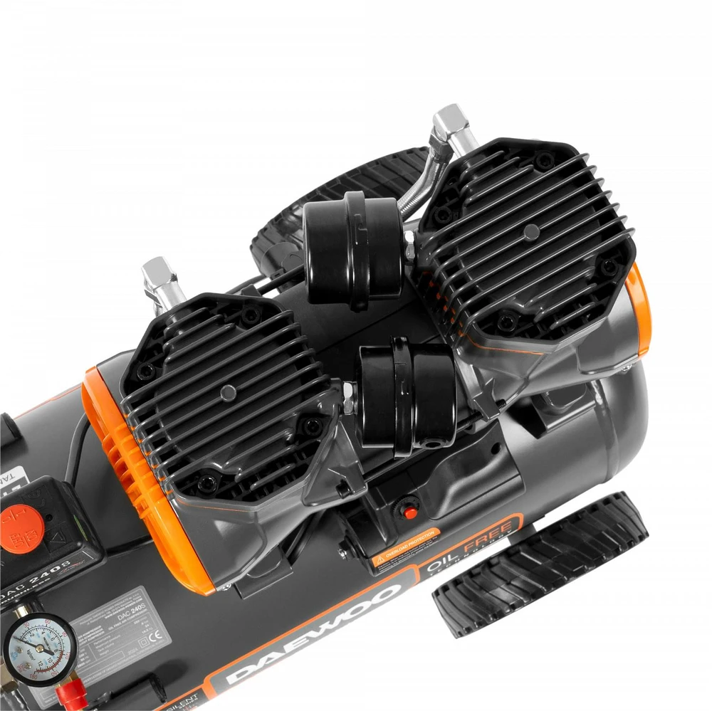 Kompresorius be alyvos DAC 240S DAEWOO, 1,45kW, 250l/min, 8bar, 24l