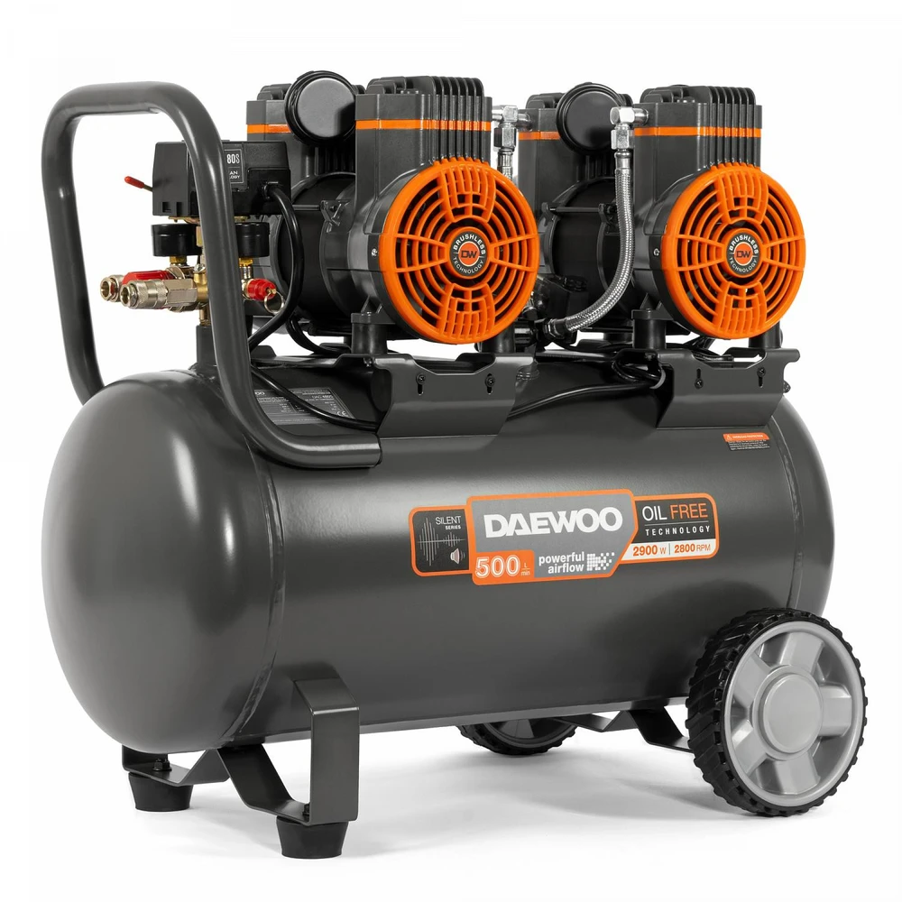AIR COMPRESSOR 2X1.45KW 50L/DAC 480S DAEWOO