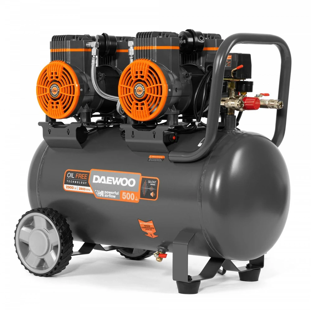 AIR COMPRESSOR 2X1.45KW 50L/DAC 480S DAEWOO