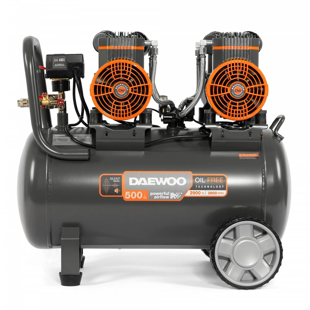 AIR COMPRESSOR 2X1.45KW 50L/DAC 480S DAEWOO