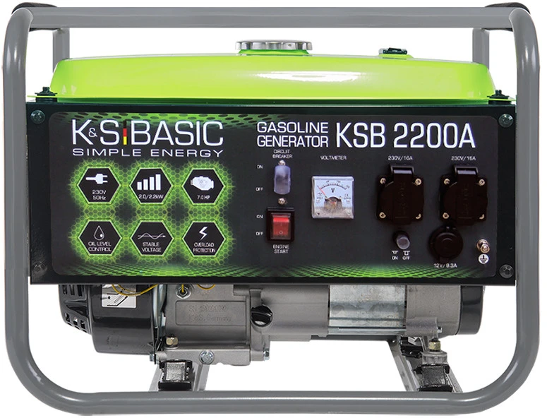 Benzininis generatorius Könner & Söhnen KSB 2200A Basic 2kW, 230V