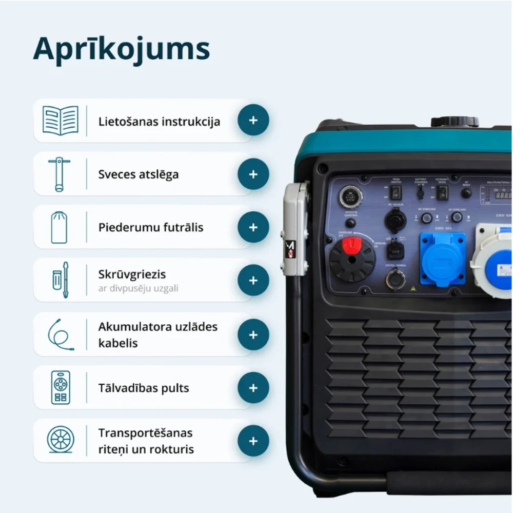 KONNER & SOHNEN Inverterinis generatorius KS 9500iE S ATSR