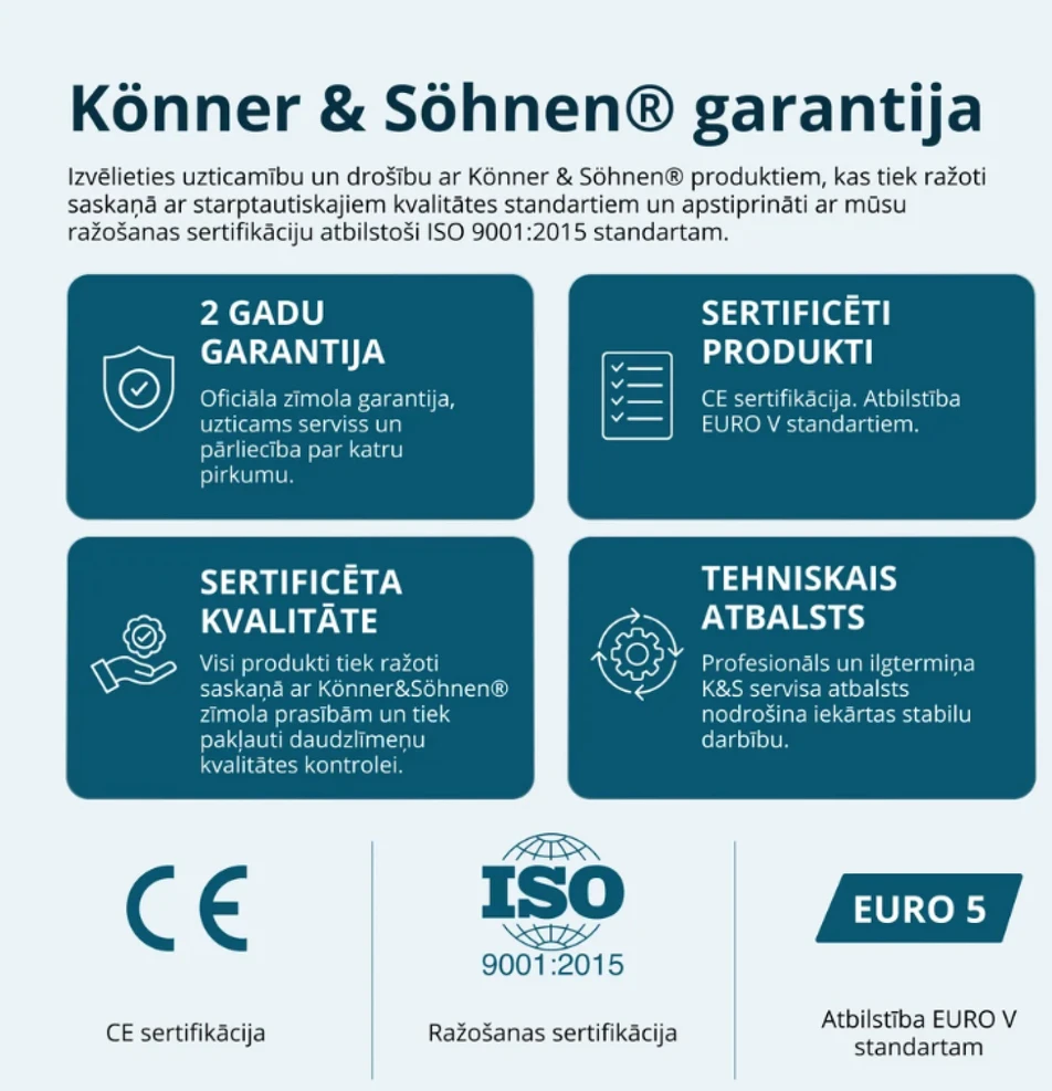 KONNER & SOHNEN Inverterinis generatorius KS 9500iE S ATSR