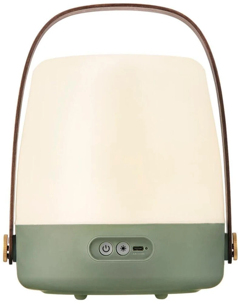 Nešiojama įkraunama KOODUU LITE-UP lempa – tamsiai žalia