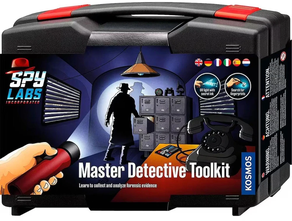 Kosmos Lavinamasis rinkinys SPY LABS MASTER DETECTIVE TOOLKIT 8+