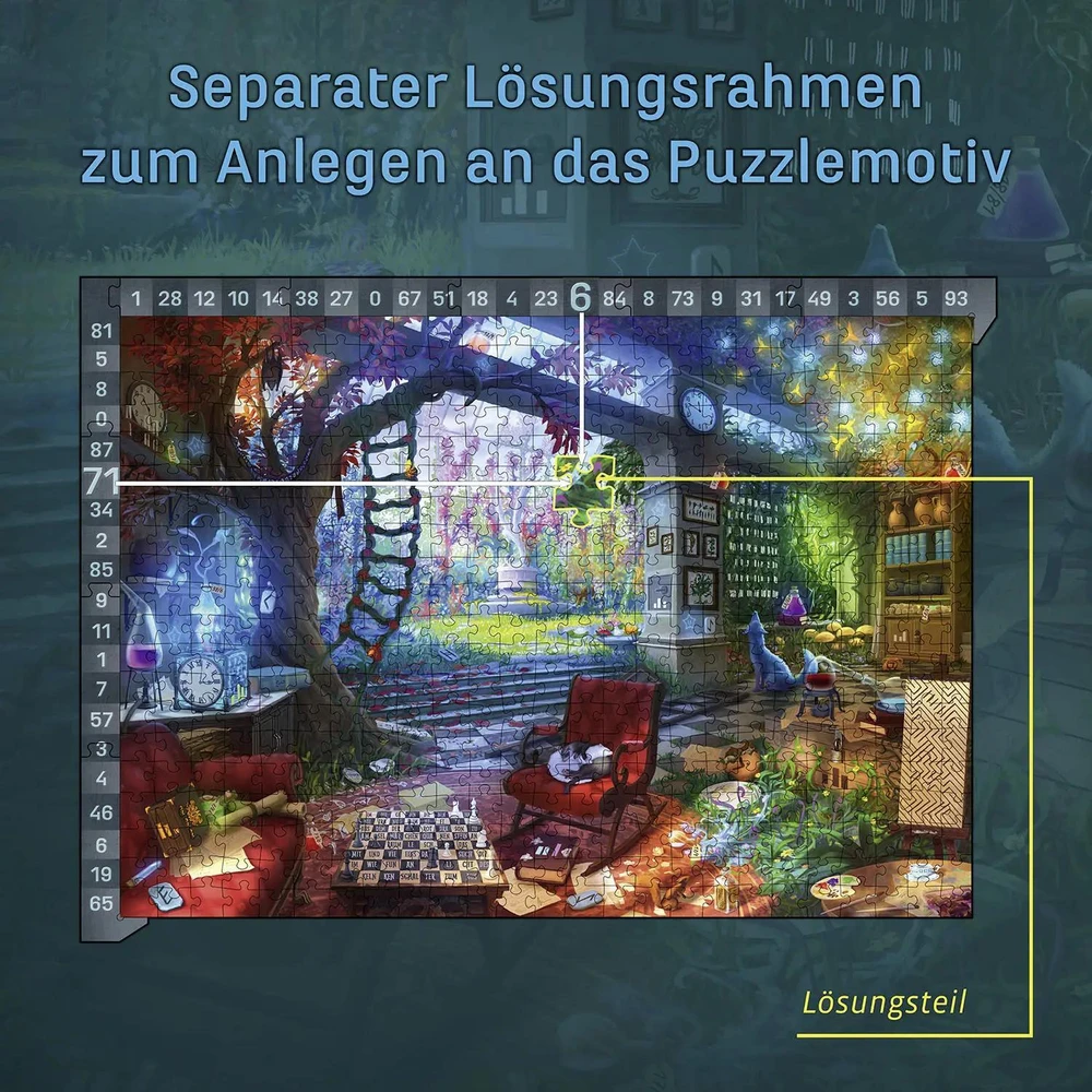Dėlionė Kosmos EXIT - Das Puzzle: Das verborgene Atelier (500 Teile)