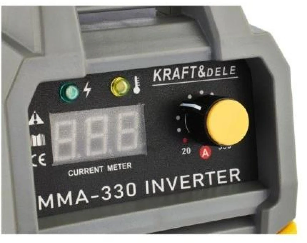 Kraftdele Suvirinimo aparatas inverterinis MMA IGBT LCD 330A KD1826