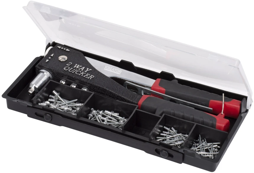 Kreator KRT617103 - Riveting pliers plus 120pcs