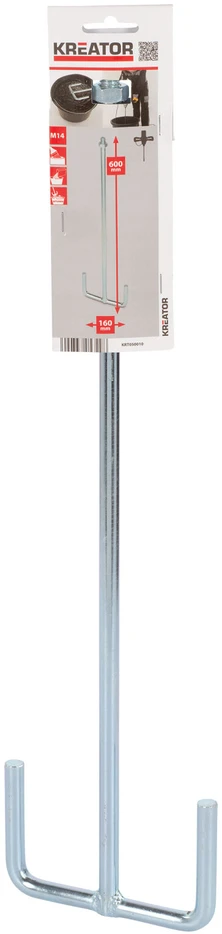 Grąžtas Kreator KRT050010 - Mixing whisk 160mm Gal. M14
