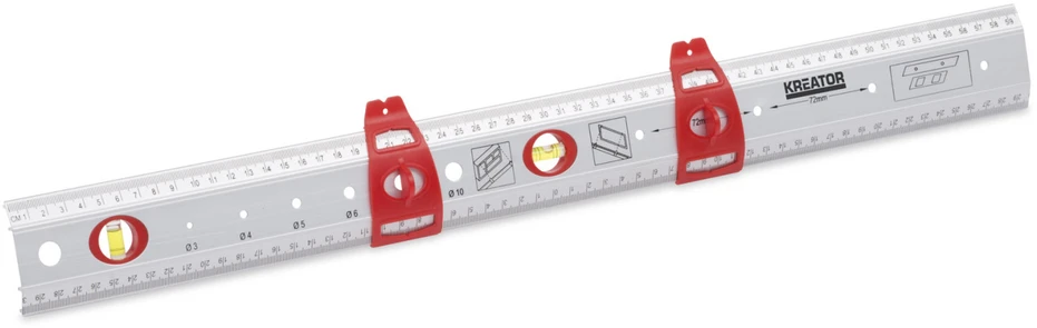 Kreator KRT703600 - Ruler / spirit level ALU 600mm
