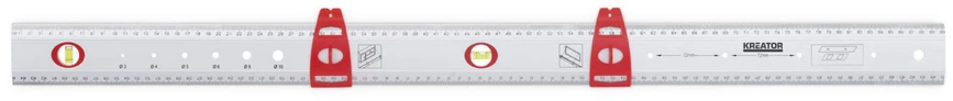 Kreator KRT703900 - Ruler / spirit level ALU 900mm
