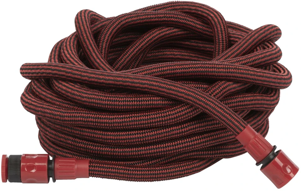 Kreator lanksti sodo žarna KRTGR67027, 13,3-40 m, 6 mm, 9,5 mm, 4 Bar, 8 purškimo režimai, atspari susisukimui, su purkštuvu
