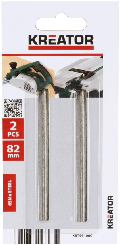Kreator KRT991000 - 2 spare blades for planer 82mm