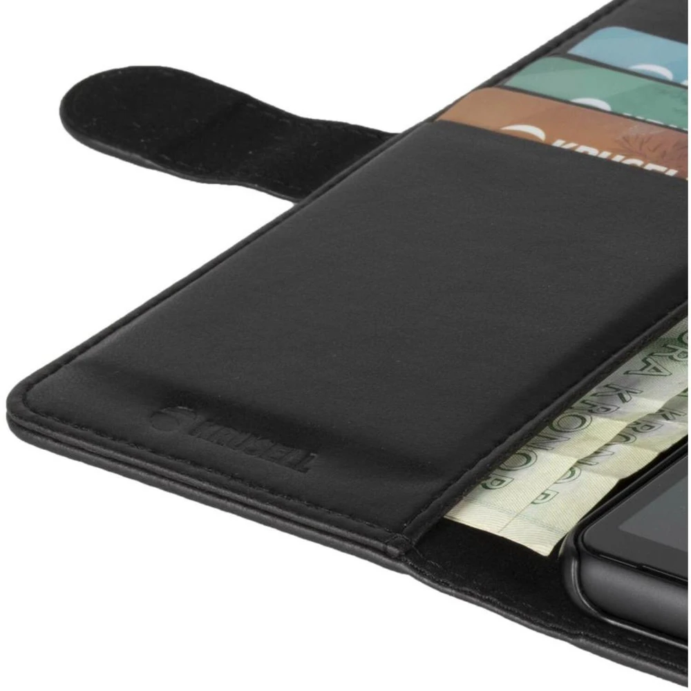 Dėklas Krusell PhoneWalet iPhone 12 Pro Max 6,7" juoda/juodas 62169