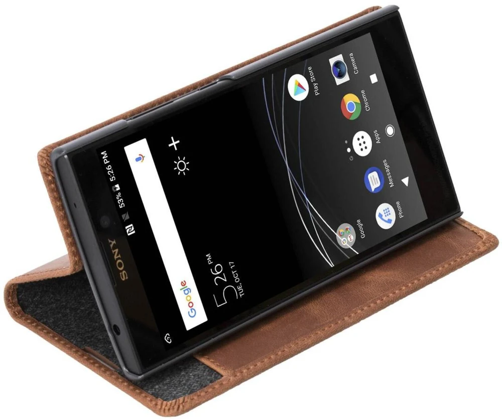 Dėklas Krusell Sunne 2 Card Foliowallet Sony Xperia L2 vintage pažandinis