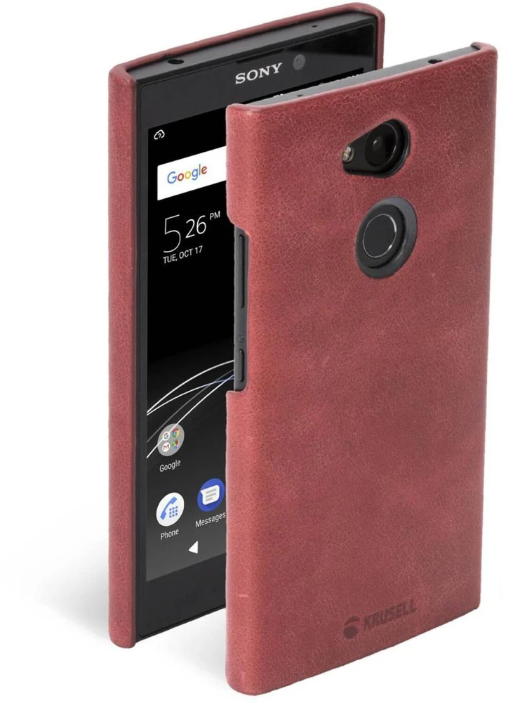 Raudonas telefono dėklas Krusell Sunne Cover Sony Xperia L2