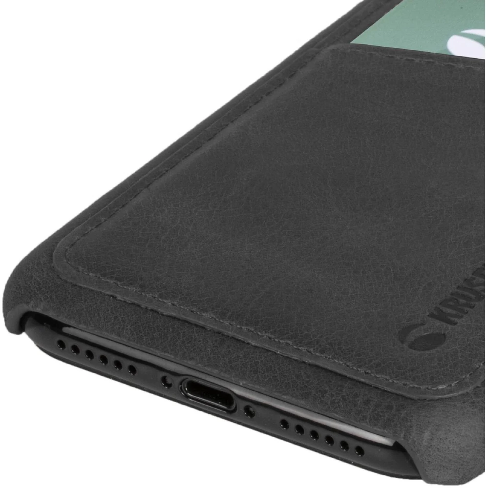 Telefono dėklas Krusell Sunne 2 Card Cover iPhone XS Max, juodas