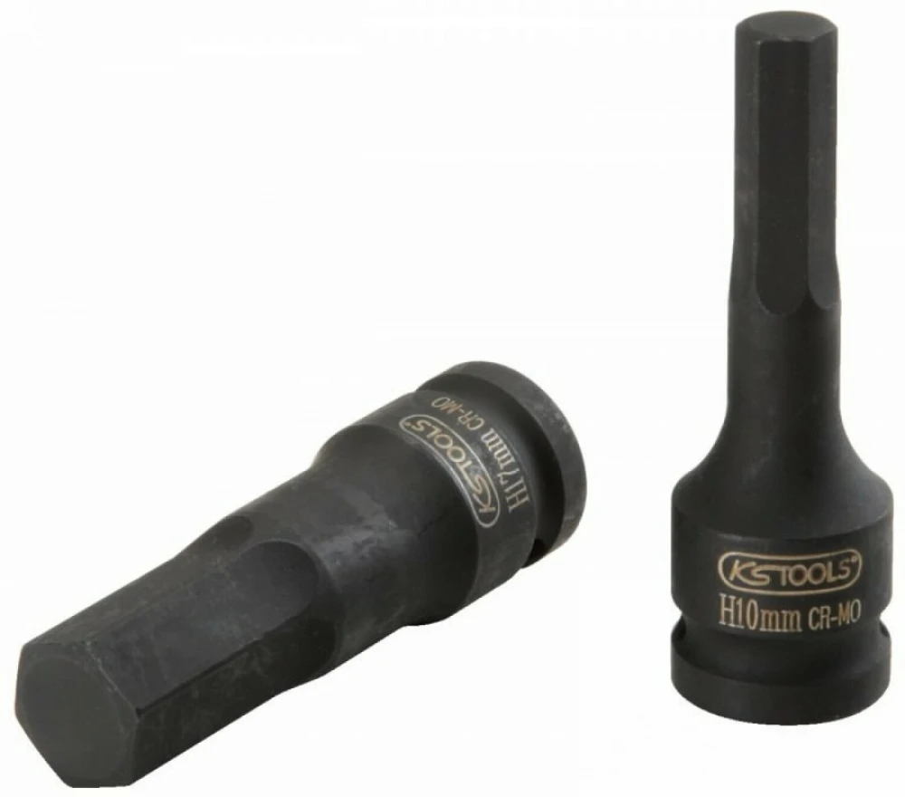 Smūginė sukimo galvutė KS tools; HEX12; 1/2''; 12 mm