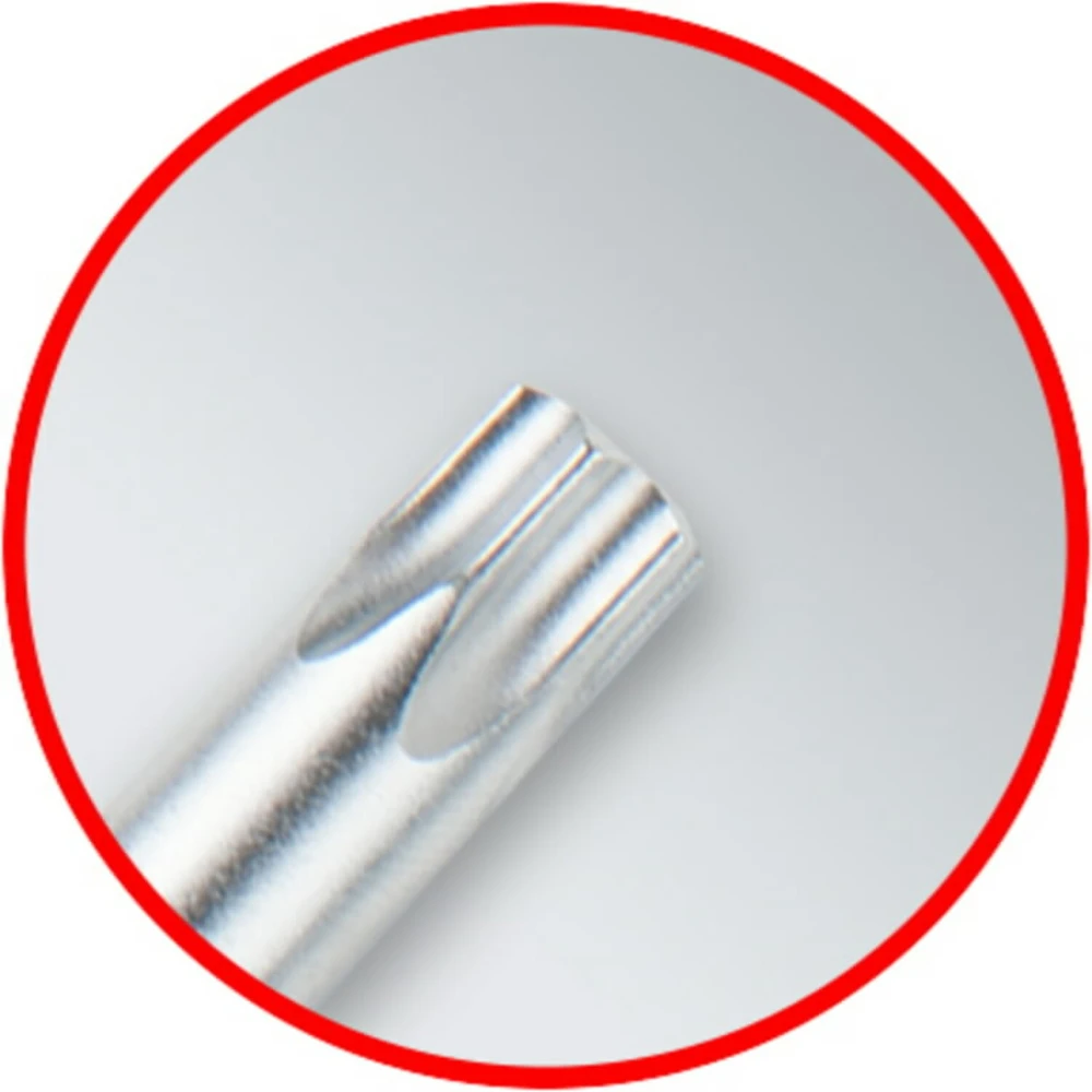 L- raktų komplektas TORX ,T8-T50, 10vnt, ilgi, KS Tools