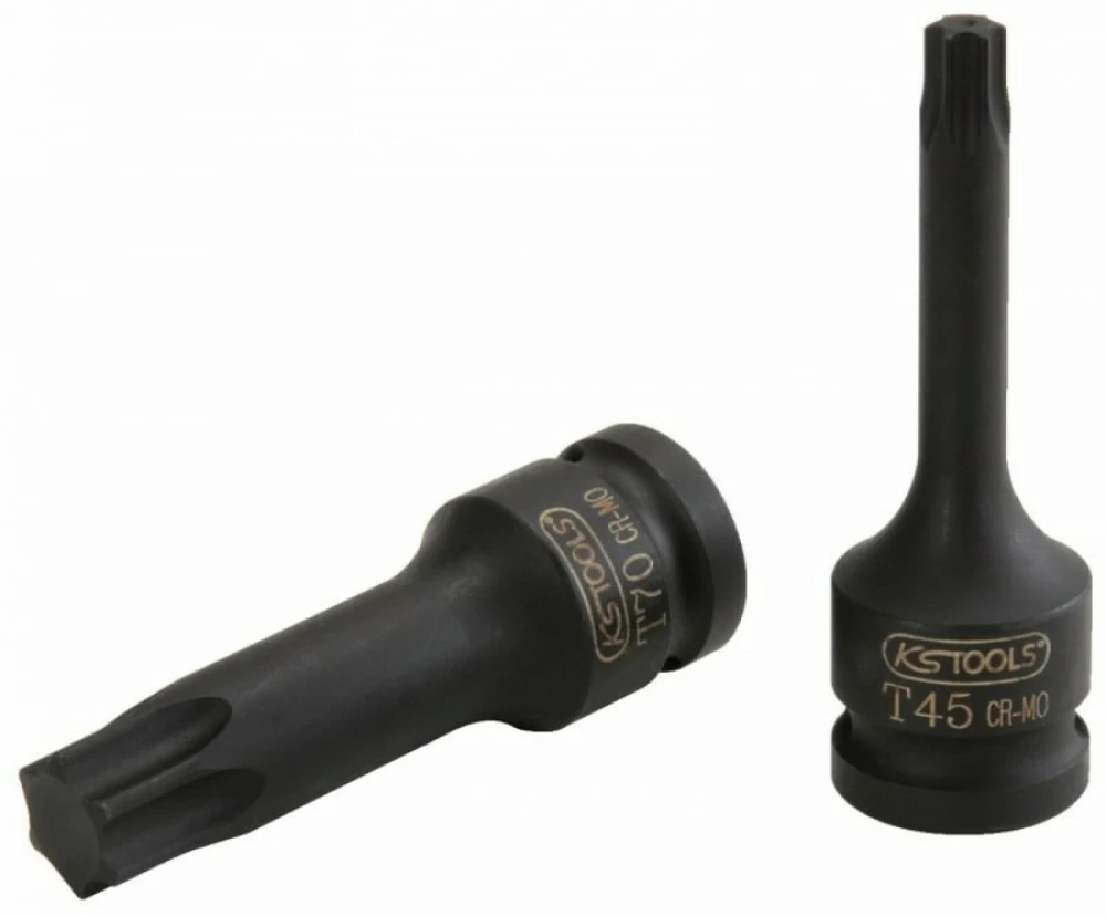 Smūginė galvutė antgalis 1/2" TX30 ilga, KS tools