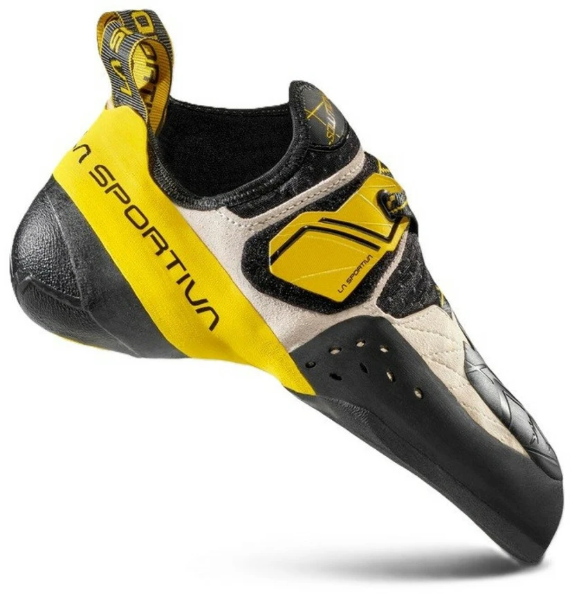 La Sportiva Solution baltai geltoni laipiojimo batai, 38 dydis