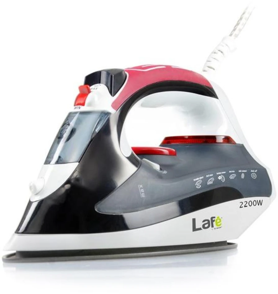 Lafe Garinis lygintuvas LAF02b juodos ir raudonos spalvos