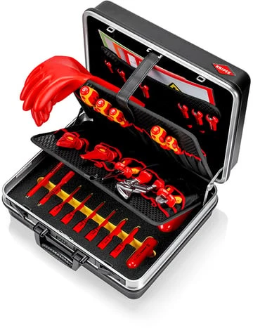 29 dalių elektriko įrankių rinkinys KNIPEX Basic E-Mobility