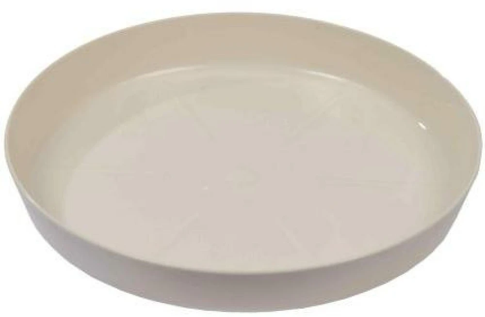 Lamela Padėklas gėlių vazonui 280 mm, baltas