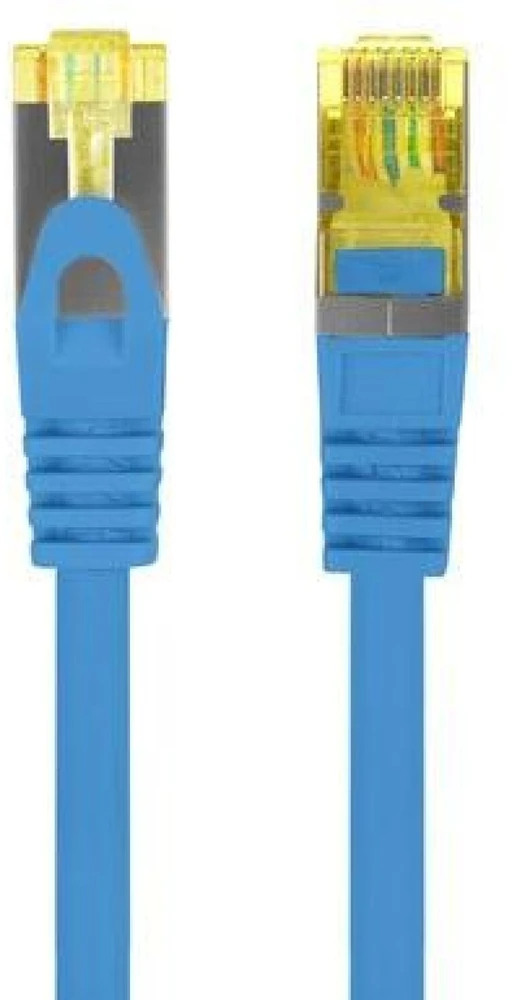 PATCHCORD KAT.6A S/FTP LSZH CU 0.25M Mėlynas FLUKE PASSED LANBERG