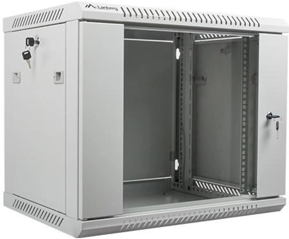 LANBERG WF01-6409-10S sieninis stovas 19 colių išmontuojamas plokščias paketas 9U/600x450mm pilka