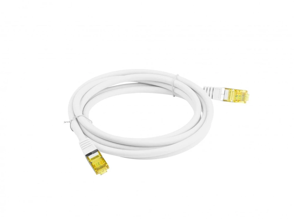 Lanberg Patchcord Lanberg S/FTP kat.6A 0,5m LSZH CU fluke passed balta
