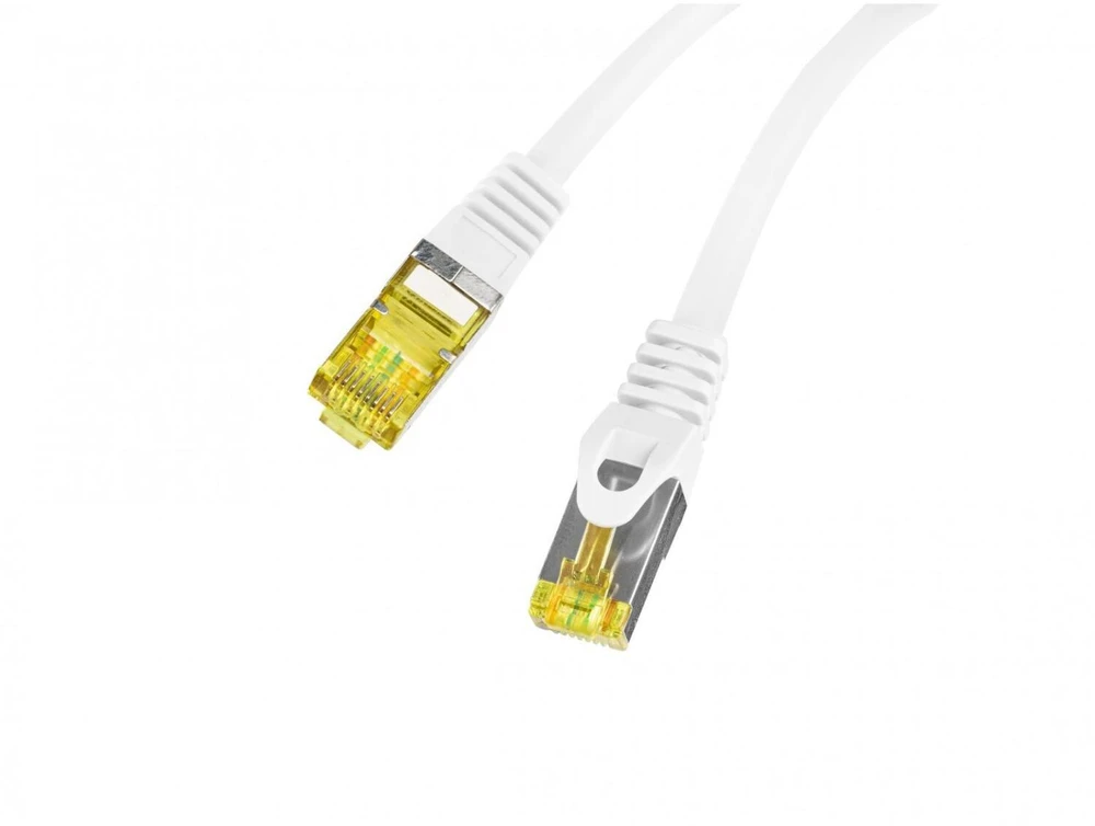Lanberg Patchcord Lanberg S/FTP kat.6A 0,5m LSZH CU fluke passed balta