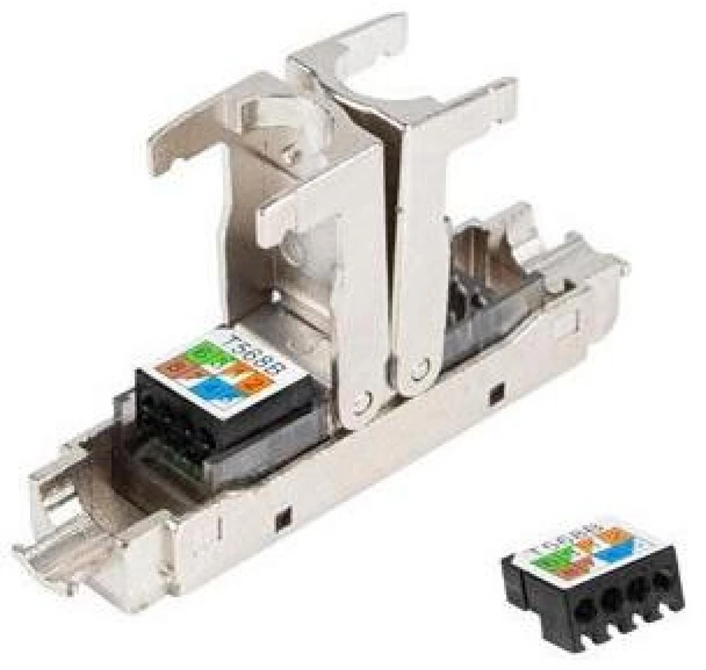 LANBERG 2x RJ-45 FTP cat 6 kištukas 8P8C adapteris be įrankių