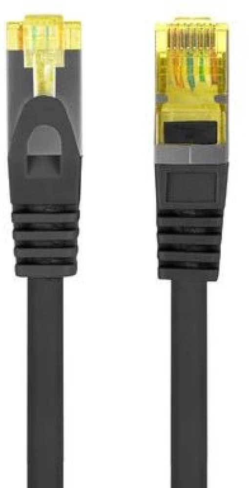 PATCHCORD CAT.6A S/FTP LSZH CU 3M Juodas FLUKE PASSED LANBERG
