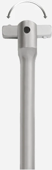 Bahco Rankena galvutėms su lanksčiąja jungtimi 8157, 600mm, 1/2"