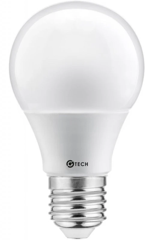 G-TECH LED šviesos šaltinis, A-G, A60, SMD2835, 3000K, E27, 9,5W, AC220-240V, 200°, 900lm,