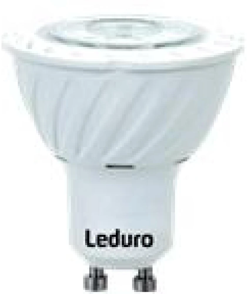 Lemputė|LEDURO|Energijos sąnaudos 7,5 vatai|Šviesos srautas 600 liumenų|3000 K|220-240V|Spindulio kampas 60 laipsnių|21200