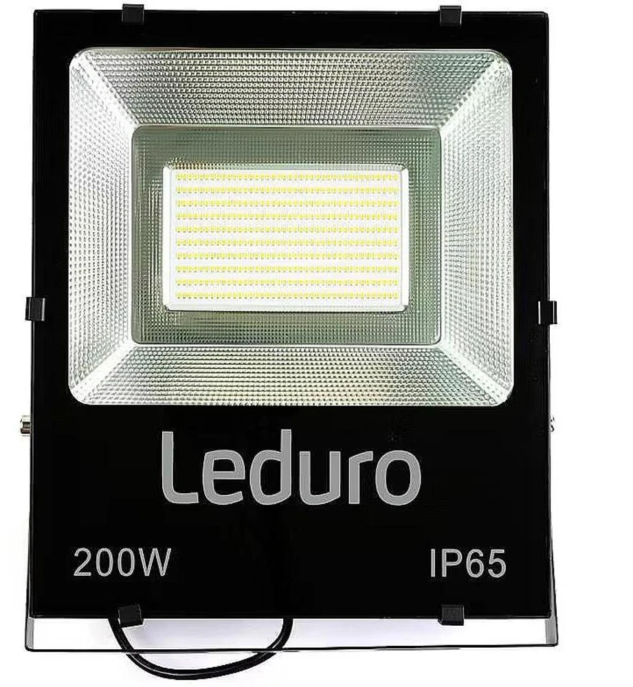 Lempa|LEDURO|Energijos sąnaudos 200 vatų|Šviesos srautas 24000 liumenų|4500 K|AC 85-265V|Spindulio kampas 100 laipsnių|46700