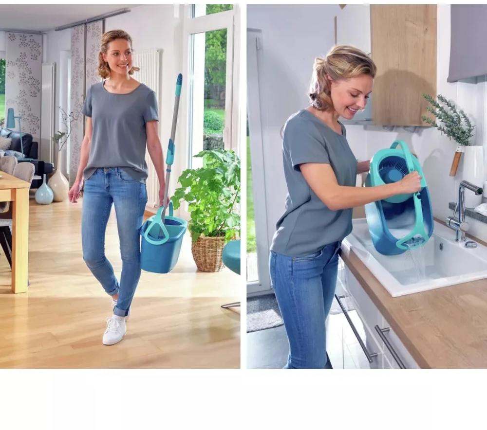 Leifheit grindų valymo rinkinys Clean Twist Disc Mop, 1052102