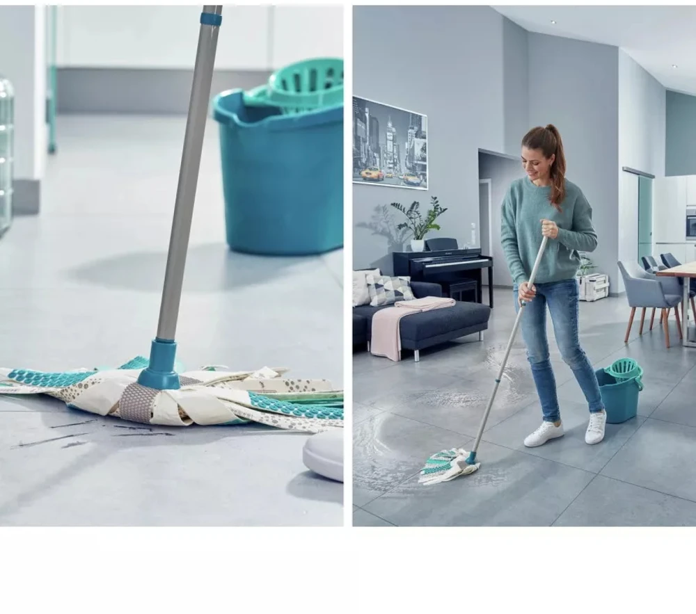 Grindų plovimo rinkinys Leifheit Power Mop, 3 viename