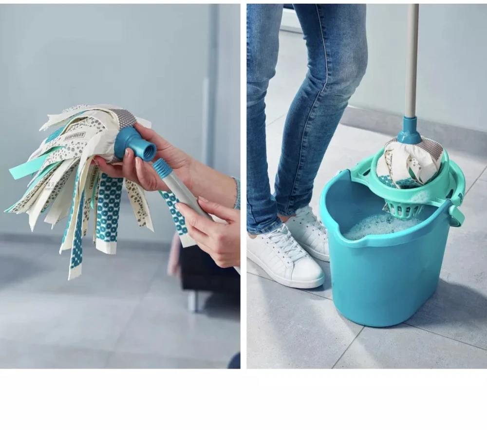Grindų plovimo rinkinys Leifheit Power Mop, 3 viename