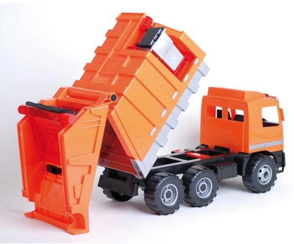 Šiukšlių mašina Lena Mercedes Actros, 72 cm (išlaiko 50 kg apkrovą)