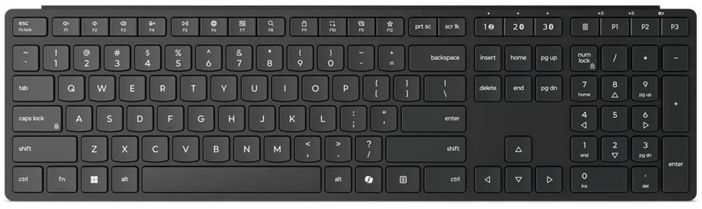 LENOVO WIRELESS MULTI-MODE PRO Klaviatūra 6000 - U.S. ENGLISH su Euro simboliu (103P)/ AI