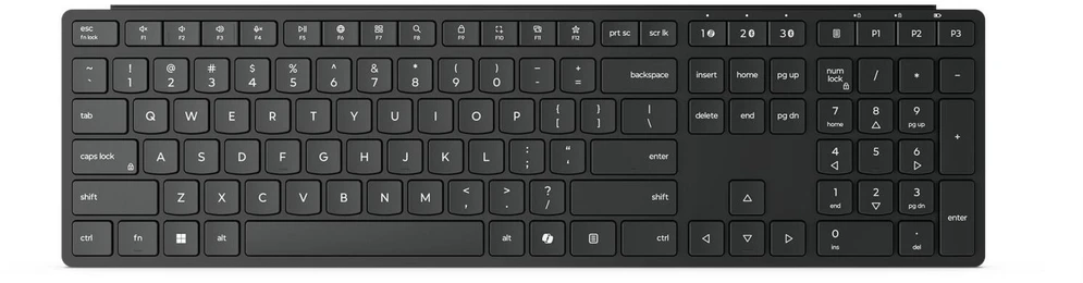 LENOVO WIRELESS MULTI-MODE PRO Klaviatūra 6000 - U.S. ENGLISH su Euro simboliu (103P)/ AI