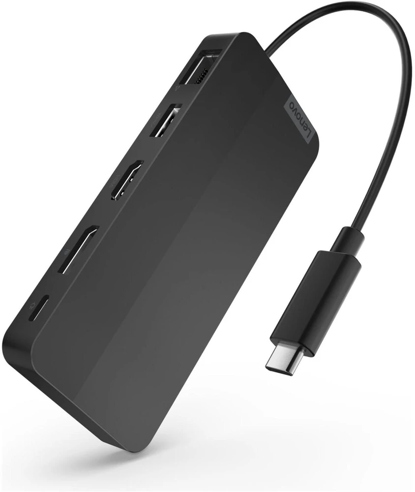 Lenovo | USB-C Dual Ekranas Travel Dock su adapteriu | 40B90100EU | Ethernet LAN (RJ-45) jungtys 1 | DisplayPorts quantity 1 | USB 3.0 (3.1 Gen 1) jungtys quantity 1 x USB-A 10 Gbps, 2 x USB-C 10 Gbps | HDMI jungtys quantity 1 | 65 W | Garantija 36 mėn.